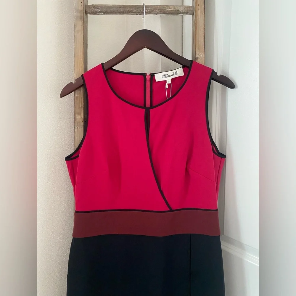 NWT - Diane Von Furstenberg - Bodice Mid Dress - Size 12 - Picture 2 of 5